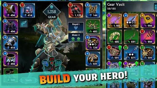 Puzzle Quest 3: RPG Adventure мод меню скриншот 3