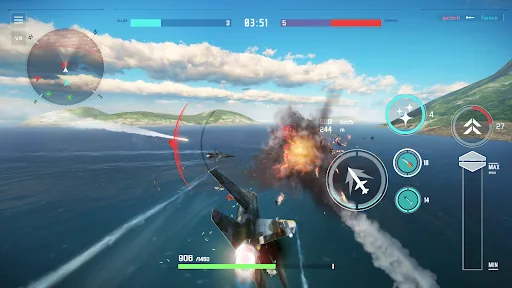 Sky Combat 2: Военные самолеты взлом скриншот 2