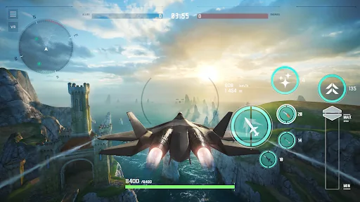 Sky Combat 2: Военные самолеты мод меню скриншот 3