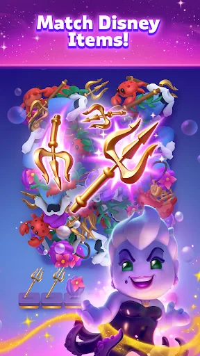 Disney Magic Match 3D мод скриншот 1