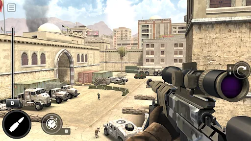 War Sniper: ФПС шутер мод меню скриншот 3
