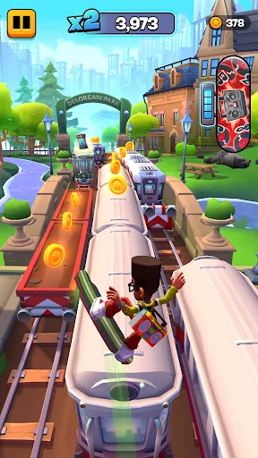Subway Surfers City мод меню скриншот 3