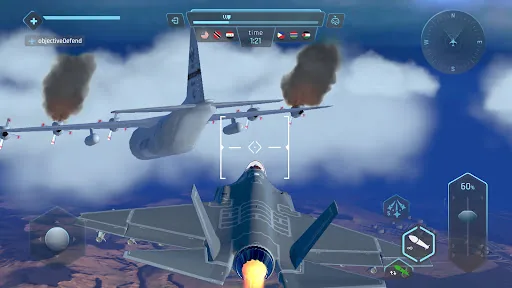 Sky Warriors: воздушные бои скачать скриншот 4